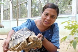  August 17- Kalyar Platt Receives the 10th Annual Behler Turtle Conservation Award